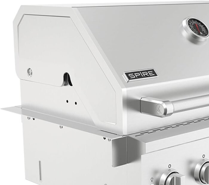 Spire Premium Grill built-in head, 5-Burner with Rear Burner Propane Grill, Convertible to Natural Gas, 30 inches Built In 3050R Island Grill Head, Stainless Steel, BBQ Grill Island - Image 3