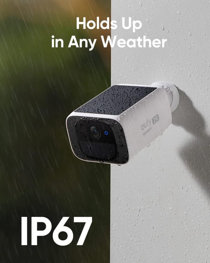 eufy Security S220 SoloCam 3-Cam Pack, Home Security System, Solar Security Camera Wireless Outdoor Camera, Always-On Power, 2K Resolution, 2.4 GHz Wi-Fi, No Monthly Fee - Image 6