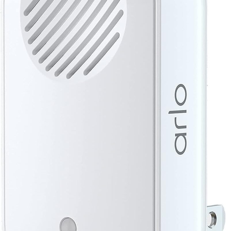 Arlo Chime 2 - Built-in Siren, Audible Alerts, Customizable Melodies, Wi-Fi Connected, Compatible Wired and Wireless Doorbell Camera, Security Camera, and Smart Home Devices (AC2001)