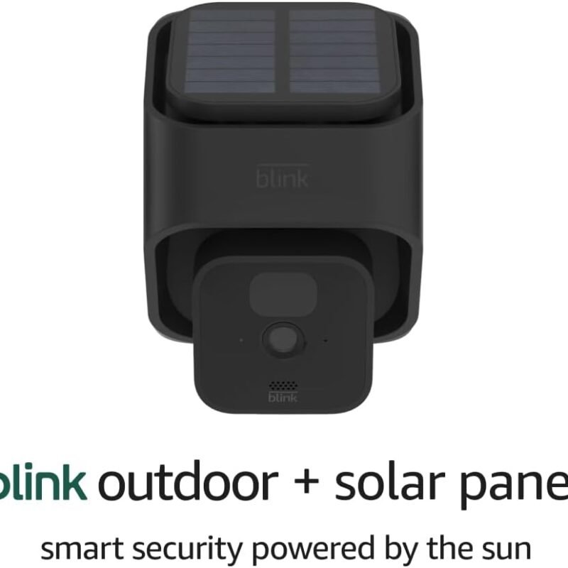 Blink Outdoor (3rd Gen) + Solar Panel Charging Mount – wireless, HD smart security camera, solar-powered, motion detection – Add-on camera (Sync Module required)