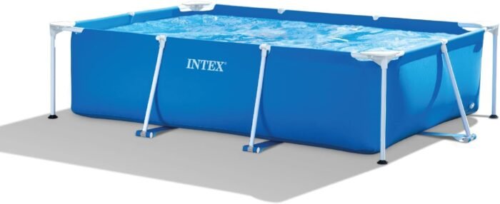 Intex Above-Ground Swimming Pool, Rectangular Frame 8.5ft x 26in, Ages 6 and Up