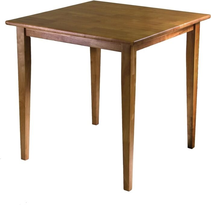 Winsome Groveland 29.13-inch x 29.53-inch x 29.53-inch Wood Square Shaker Leg Dining Table, Light Oak (34130)