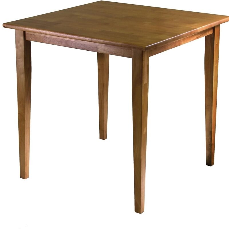 Winsome Groveland 29.13-inch x 29.53-inch x 29.53-inch Wood Square Shaker Leg Dining Table, Light Oak (34130)
