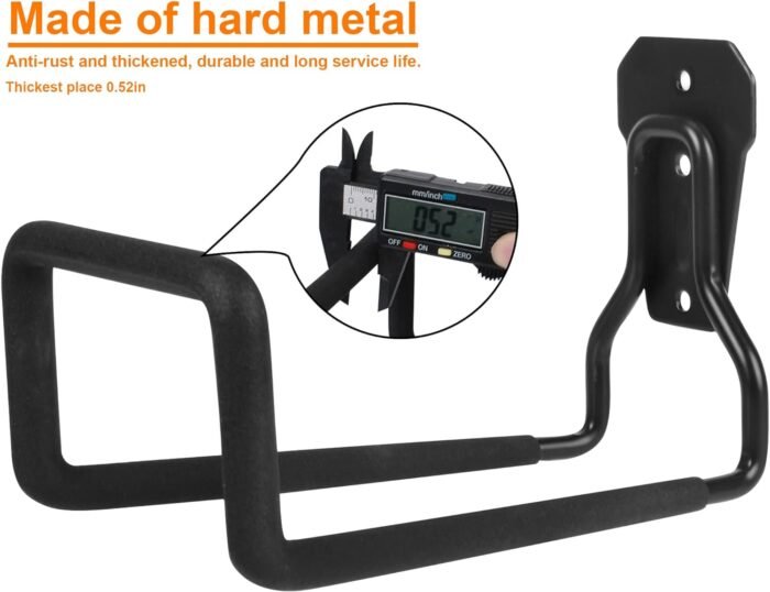Metal Garden Hose Holder - Heavy Duty Hose Hanger Wall Mounted Water Hose Holder for Outside Yard, Sturdy Hose Reel Hose Hooks for Water Hose - Image 3