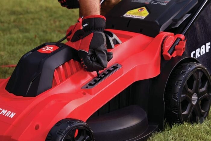 CRAFTSMAN Electric Lawn Mower, 20-Inch, Corded, 13-Ah (CMEMW213), Red - Image 9