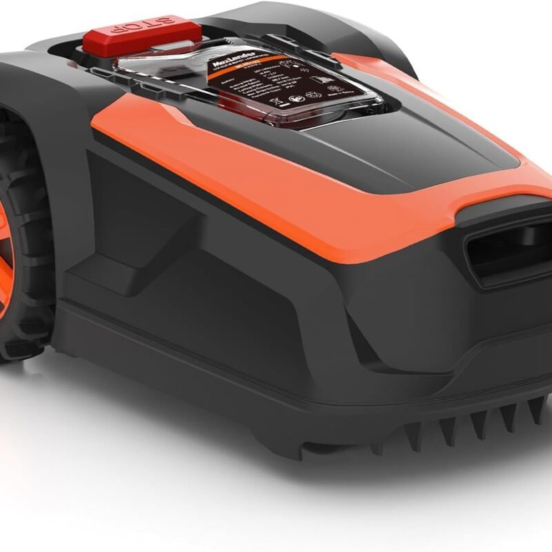 MAXLANDER Robot Lawn Mower, Automatic Robot Mower APP Controlled with Schedule, Self-Charging, Bluetooth/Wi-Fi Connected Robotic Lawn Mowers, Covers up to 1/3 Acre (15069 sq ft)
