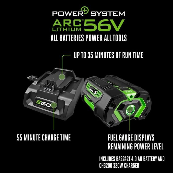 EGO LM2112 21-Inch 56-Volt Cordless Push Lawn Mower with Upgraded Brushless Motor, 4.0Ah Battery, and Charger - Image 7