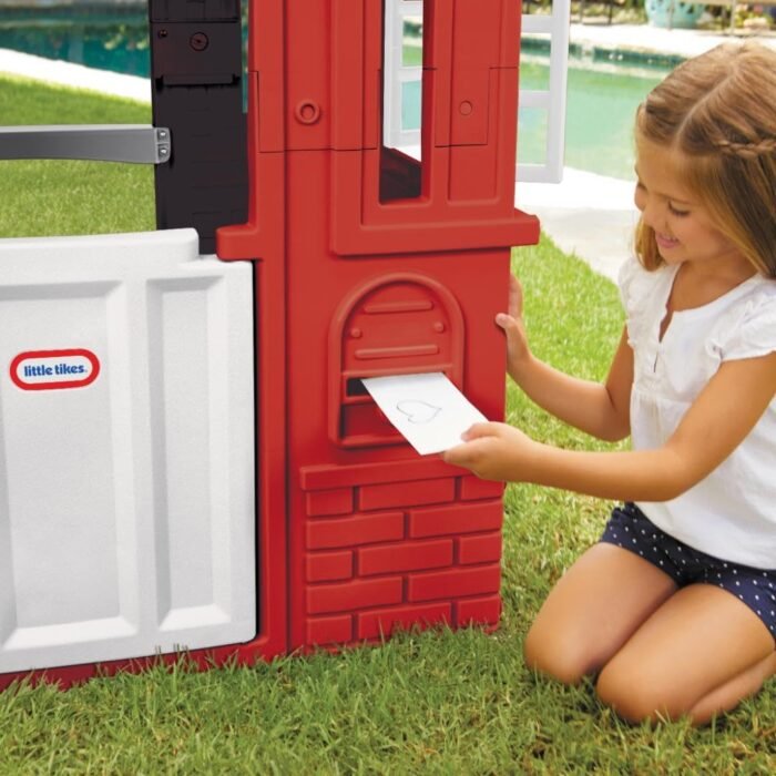 Little Tikes Cape Cottage Playhouse with Working Door, Windows, and Shutters - Red| For Kids 2-6 Years Old - Image 4