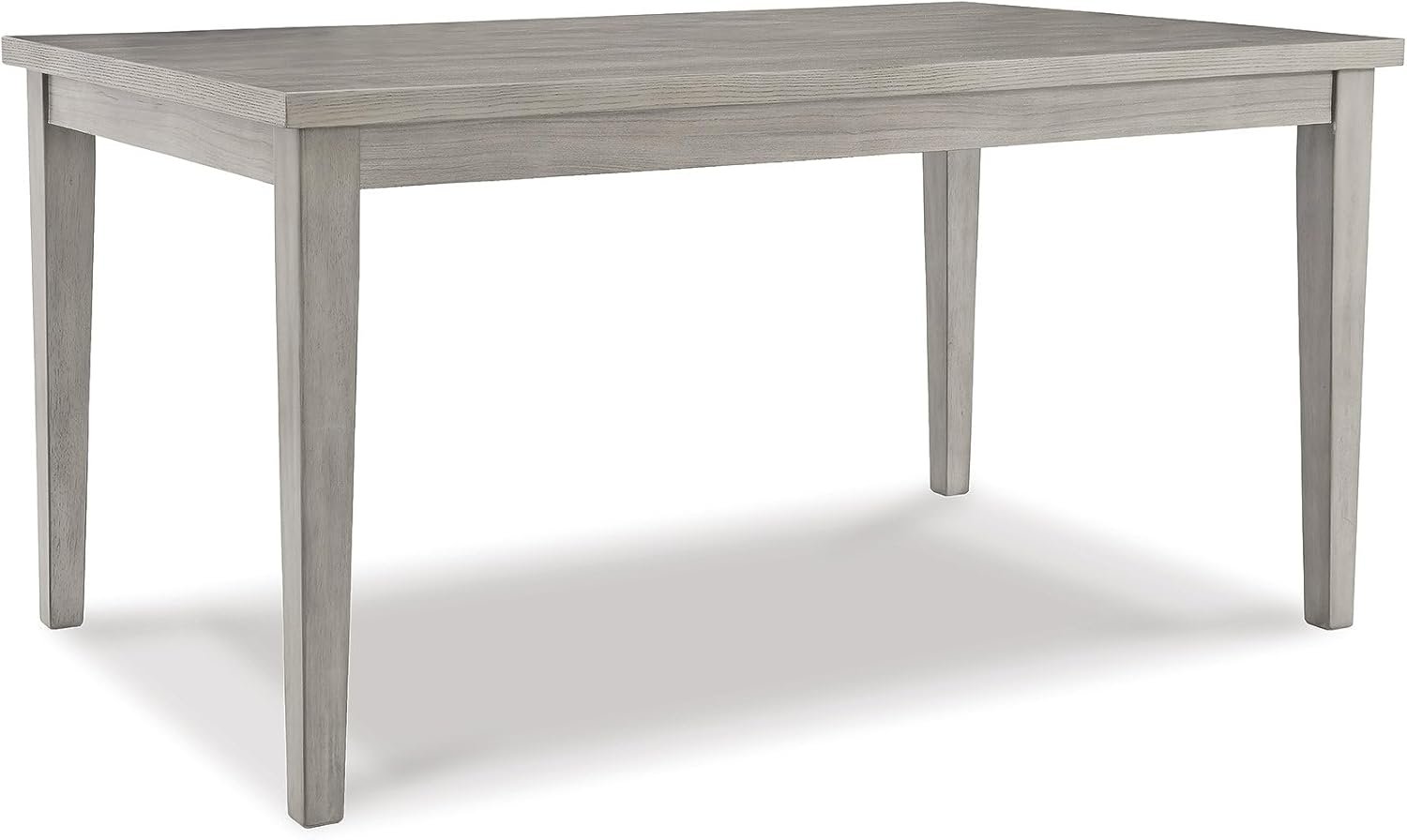 Signature Design by Ashley Parellen Modern Farmhouse Rectangular Dining Room Table, Gray