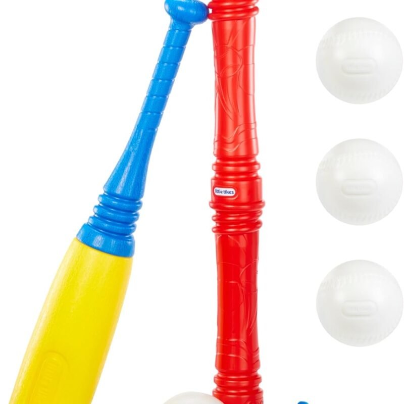 Little Tikes T-Ball Set, Red, 5 Balls, for Toddlers Ages 18+ Months – Amazon Exclusive