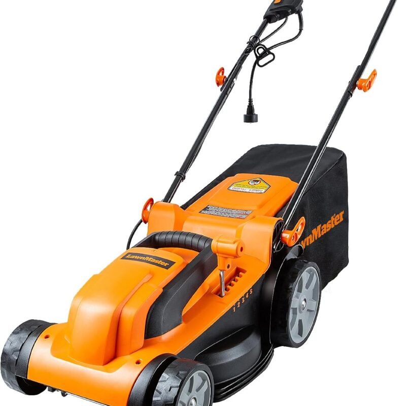 LawnMaster MEB1114K Electric Corded Lawn Mower 15-Inch 11AMP