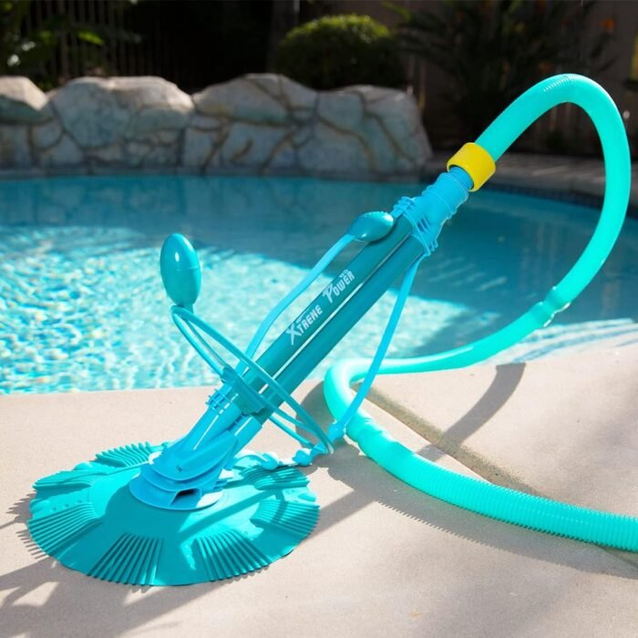 XtremepowerUS Premium Automatic Suction Vacuum-generic Climb Wall Pool Cleaner Sweeper In-Ground Suction Side + Hose Set - Image 5