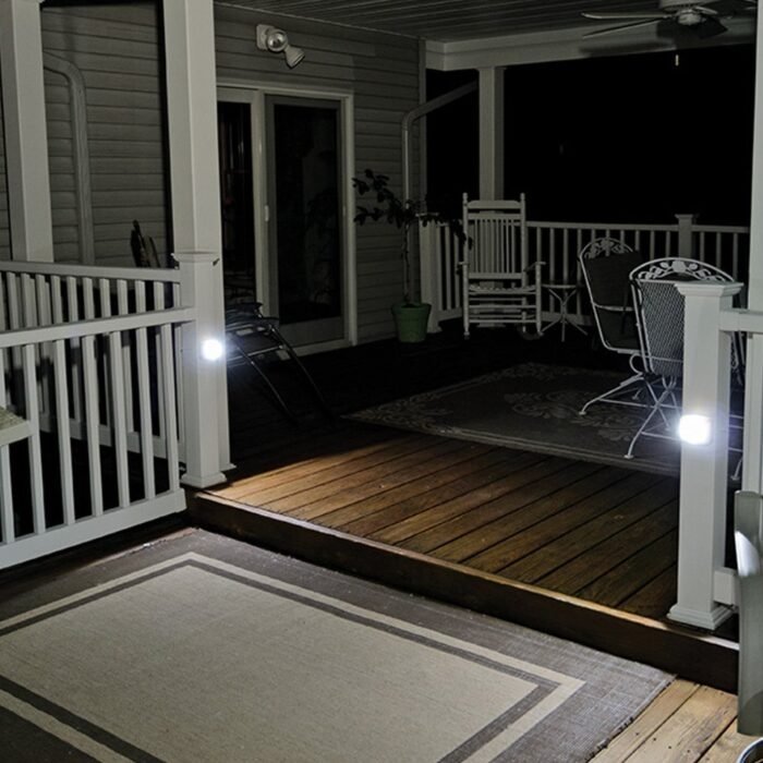 Beams MB530 35 Lumen Wirelsss Battery Powered Indoor/Outdoor Motion Sensing LED Step/Stair Light, 1-Pack, White - Image 5