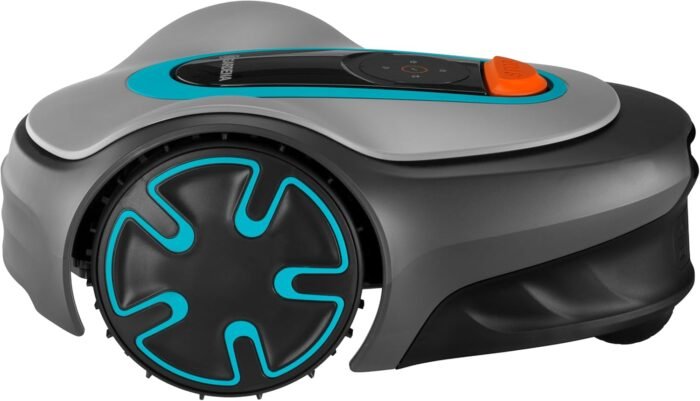 GARDENA 15201-20 SILENO Minimo - Automatic Robotic Lawn Mower with Bluetooth app, Boundary Wire - for lawns up to 2700 Sq Ft, Made in Europe, Grey - Image 8