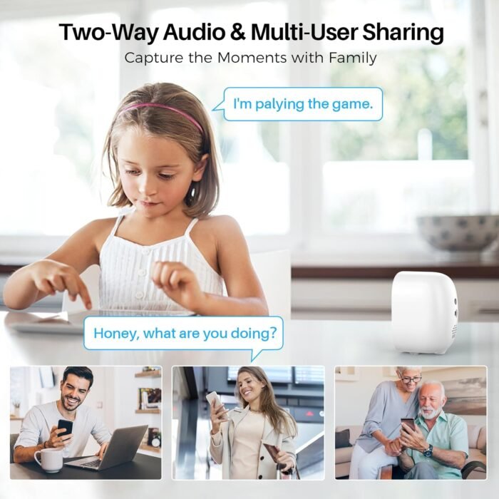 Security Cameras Wireless Outdoor, Battery Powered Cameras for Home Security Indoor/Outdoor with AI Motion Detection, 2K Color Night Vision, 2-Way Talk, IP66 Weatherproof, SD/Cloud Storage - Image 5