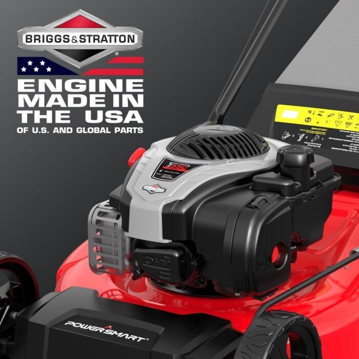 PowerSmart 21" B&S Engine 140cc Self-Propelled Lawn Mower – Durable Steel Deck, 6-Height Adjustments, 3-in-1 Mulching Versatility - Image 7