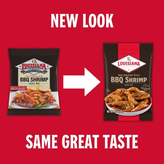 Louisiana Fish Fry Products BBQ Shrimp Sauce Mix, 1.5 Oz, Pack of 12 - Image 9