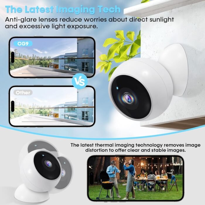 AMTIFO Security Cameras Wireless Outdoor Magnetic: Install-Free Smart Indoor 2K WiFi - Long Battery Life Powered Outdoor Camera Wireless with AI Motion Detection - Image 6