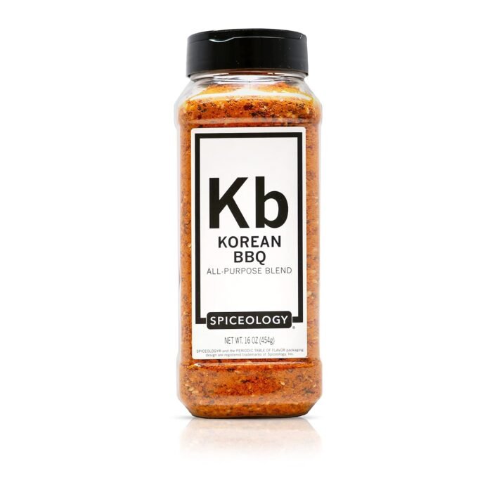 Spiceology – Korean BBQ Seasoning – Sweet & Savory Asian Spice Rub with Gochugaru, Garlic & Soy – Perfect for BBQ, Bulgogi, Ramen, Stir Fry, Steak, Pork, Chicken, Noodles & More – Korean Spice Blend & Dry Rub – 16 ounces