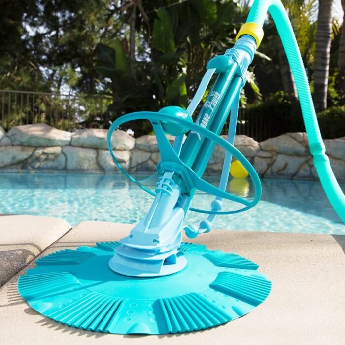 XtremepowerUS Premium Automatic Suction Vacuum-generic Climb Wall Pool Cleaner Sweeper In-Ground Suction Side + Hose Set - Image 3