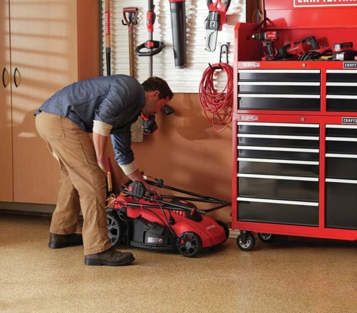 CRAFTSMAN Electric Lawn Mower, 20-Inch, Corded, 13-Ah (CMEMW213), Red - Image 10