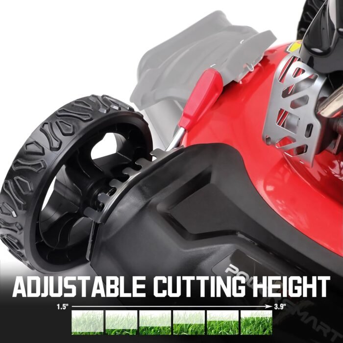 PowerSmart Gas Lawn Mower 21-Inch 144 cc OHV Engine 3-in-1 Push Mower with Bagging 2024 Version - Image 5