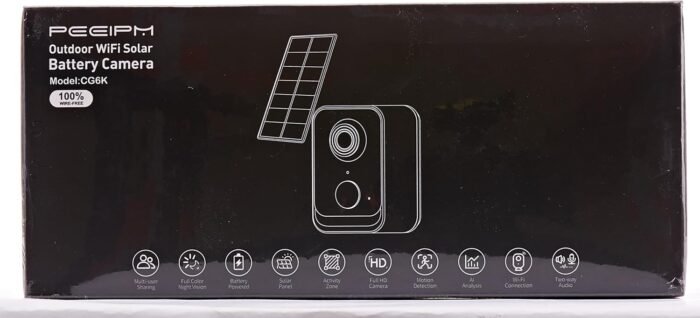 Security Cameras Wireless Outdoor Solar: Battery Power Cameras for Home Security WiFi Seguridad Camara System Kit Surveillance Monitor with Motion Sensor Flood Light Alarm & Color Night Vision - Image 10