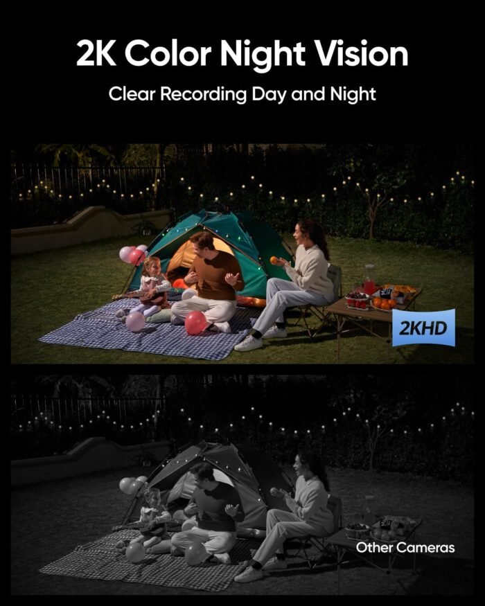 eufy Security Solar Wall Light Cam S120, Solar Security Cameras Wireless Outdoor, 2K Camera, Forever Power, Motion Activated Light, AI Detection, IP65 Waterproof, Spotlight, No Monthly Fee - Image 4