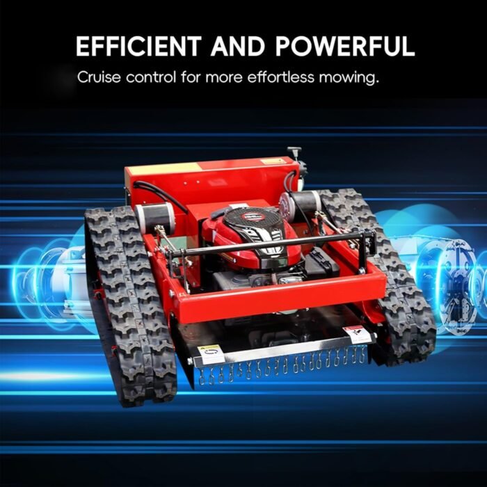 Remote Controlled Lawn Mower 45° Slope Capability, 196cc Engine Grass Cutting Machine for Garden Lawns Green Belts Orchards USA Stock - Image 3