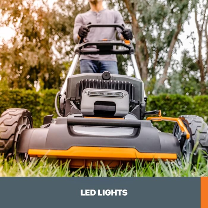 Worx Nitro 80V Cordless Self-Propelled Lawn Mower, Powerful Battery Lawn Mower with Brushless Motor, 3-in-1 Cordless Lawn Mower WG761 PowerShare Pro - 2 Batteries & Basecamp Charger Included - Image 5