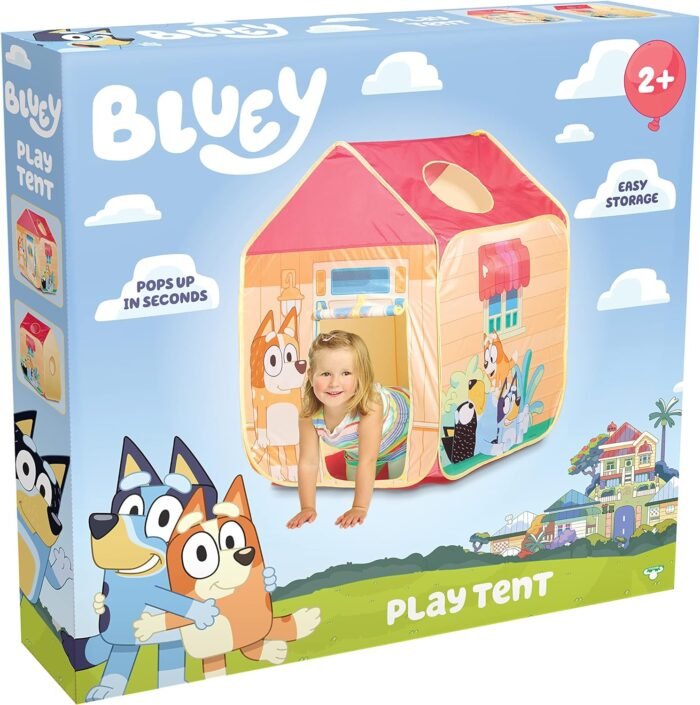Bluey - Pop 'N' Fun Play Tent - Pops Up in Seconds and Easy Storage, Multicolor - Image 6