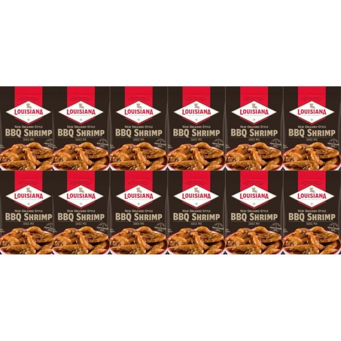Louisiana Fish Fry Products BBQ Shrimp Sauce Mix, 1.5 Oz, Pack of 12