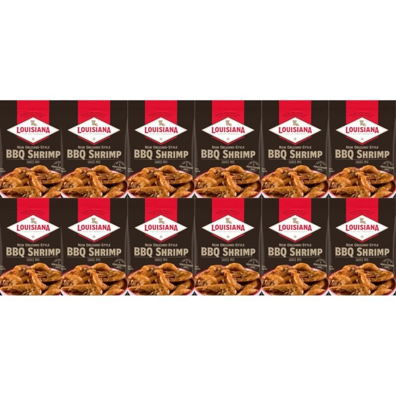 Louisiana Fish Fry Products BBQ Shrimp Sauce Mix, 1.5 Oz, Pack of 12