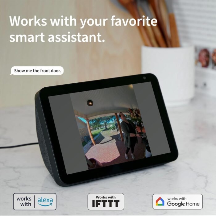 Arlo Video Doorbell 2K | 2nd Gen | Wire-Free/Wired Option, 2-Way Audio, Night Vision, Head to Toe Video View, Integrated Siren | Live Stream | Real Time Notifications |180 Deg Wide View, White - Image 5