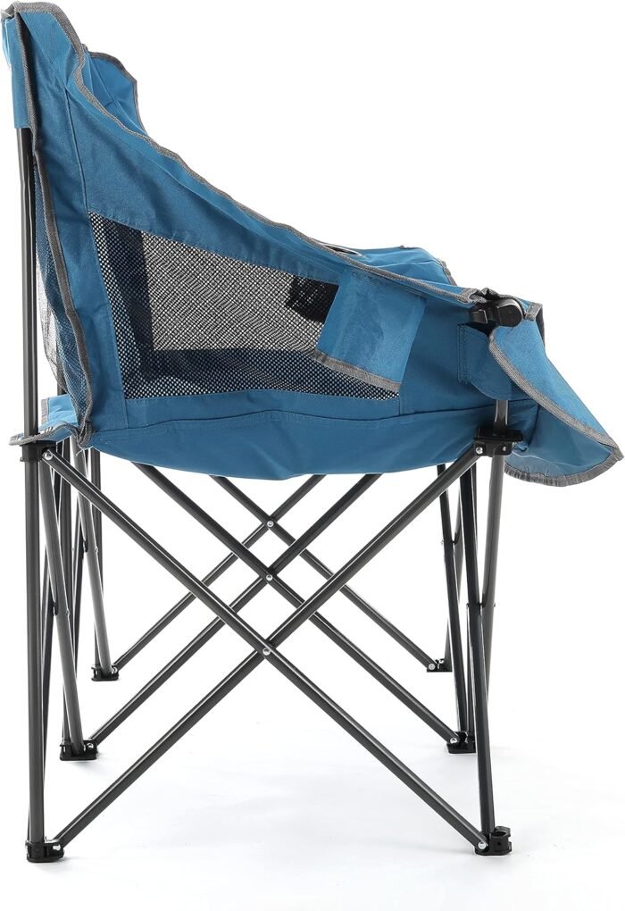 ARROWHEAD OUTDOOR Portable Folding Double Duo Camping Chair Loveseat w/ 2 Cup & Wine Glass Holder, Heavy-Duty Carrying Bag, Padded Seats & Armrests, Supports up to 500lbs, USA-Based Support - Image 10