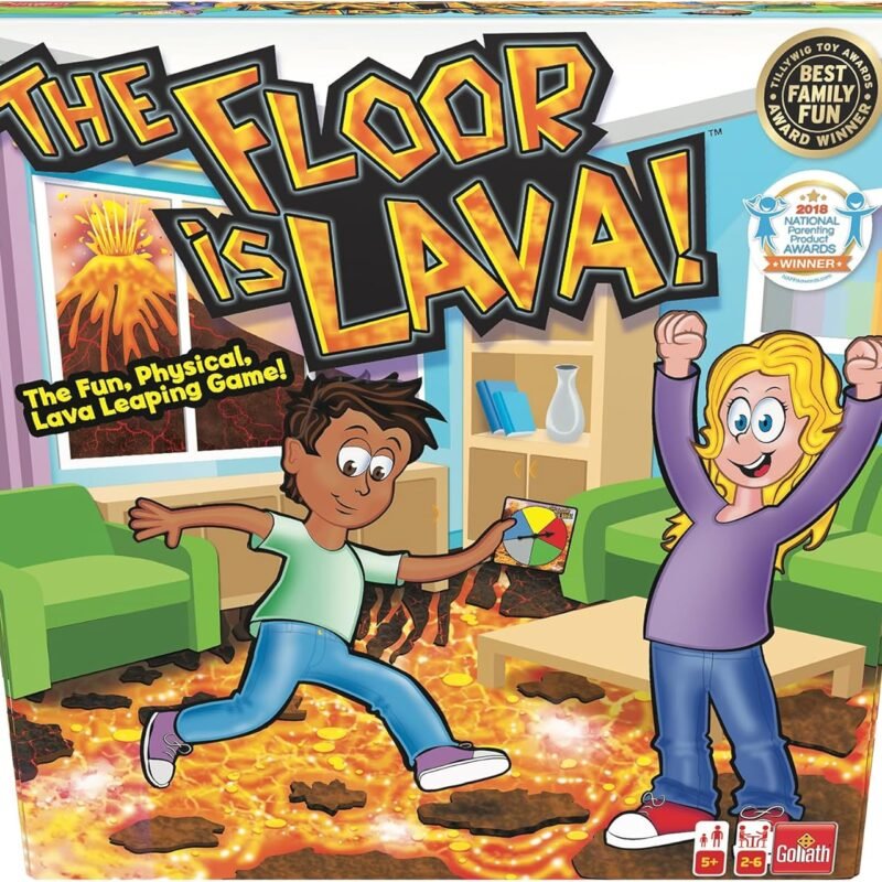 The Original The Floor is Lava! Game by Endless Games - Interactive Game For Kids And Adults - Promotes Physical Activity - Indoor And Outdoor Safe