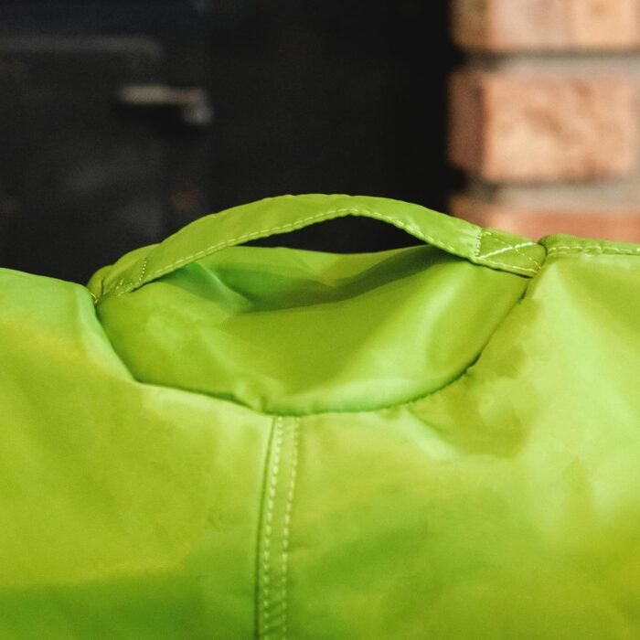 Big Joe Classic Bean Bag Chair, Spicy Lime Smartmax, Durable Polyester Nylon Blend, 2 feet Round - Image 6
