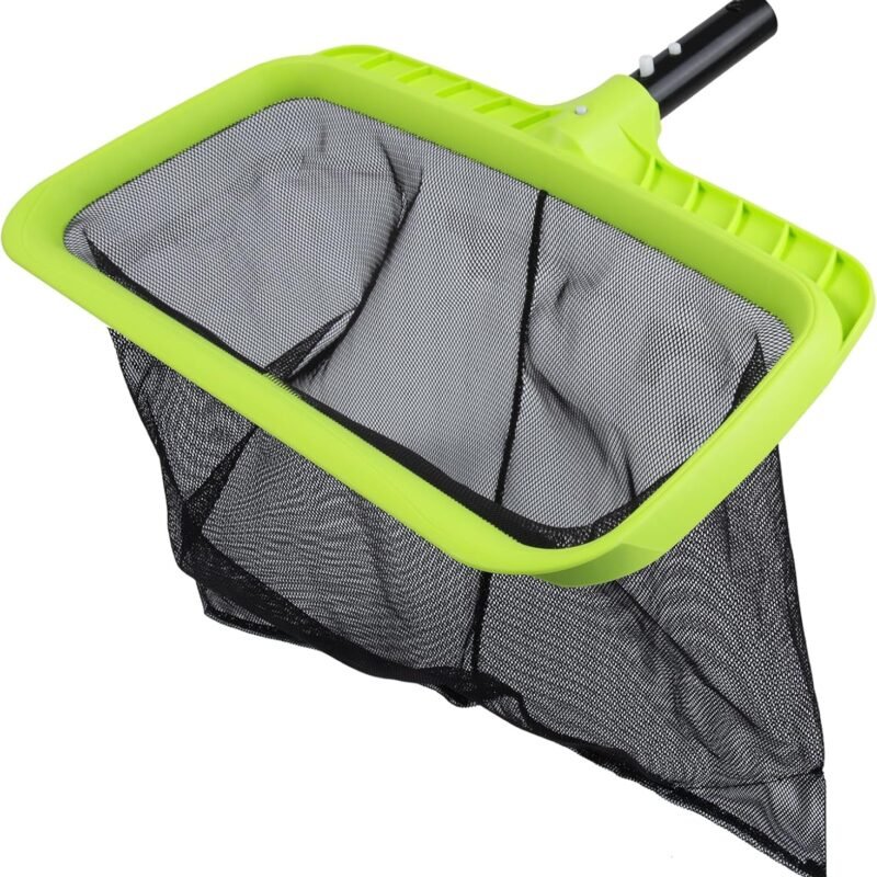 Sepetrel Swimming Pool Leaf Skimmer Net,Reinforced Frame Deep Rake Net