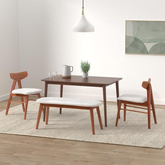ZINUS Jen 47 Inch Dining Table, Solid Wood Kitchen Table, Easy Assembly, Espresso - Image 2