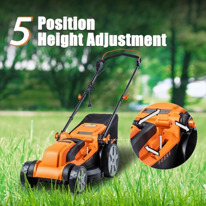 LawnMaster MEB1216K Electric Lawn Mower 16-Inch 12AMP - Image 7