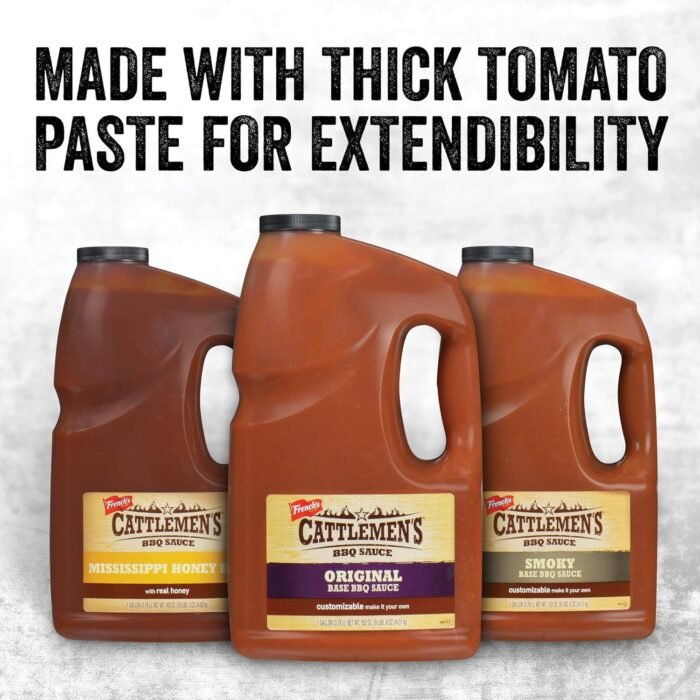 Cattlemen's Original Base BBQ Sauce, 1 gal - One Gallon Container Customizable Barbecue Sauce Base for Chefs, Ideal for Ribs, Briskets, Sauces for Salads, Seafood and More - Image 5