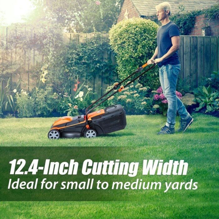 LawnMaster CLM2413A Cordless 13-Inch Lawn Mower 24V Max with 2X4.0Ah Battery and a Charger - Image 9