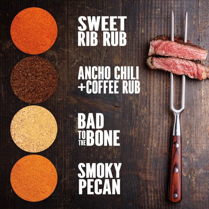The Spice Lab BBQ Barbecue Spices and Seasonings Set - Ultimate Grilling Accessories Set - Gift Kit for Barbecues, Grilling, and Smoking - Great Gift for Men or Gift for Dad Made in the USA - Image 4