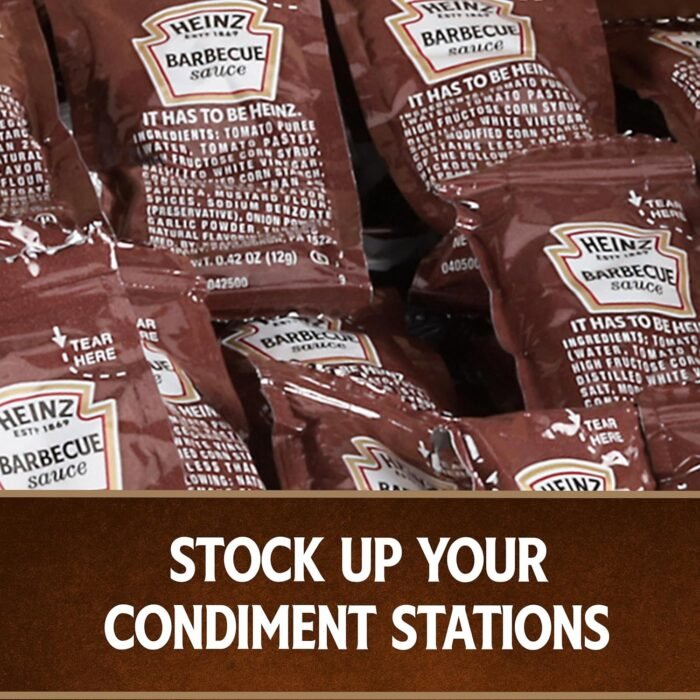 Heinz BBQ Sauce Single Serve Packet (0.4 oz Packets, Pack of 200) - Image 6