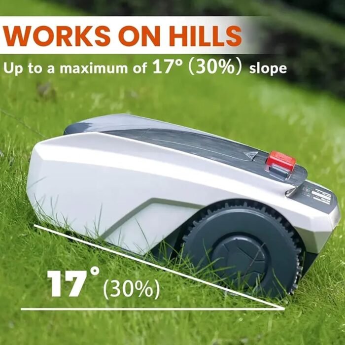 Mowing Robot, Automatic Lawn Mower, APP Controlled, Self-Charging Robotic Lawn Mowers, with Optical Navigation, Obstacle Avoidance - Image 5