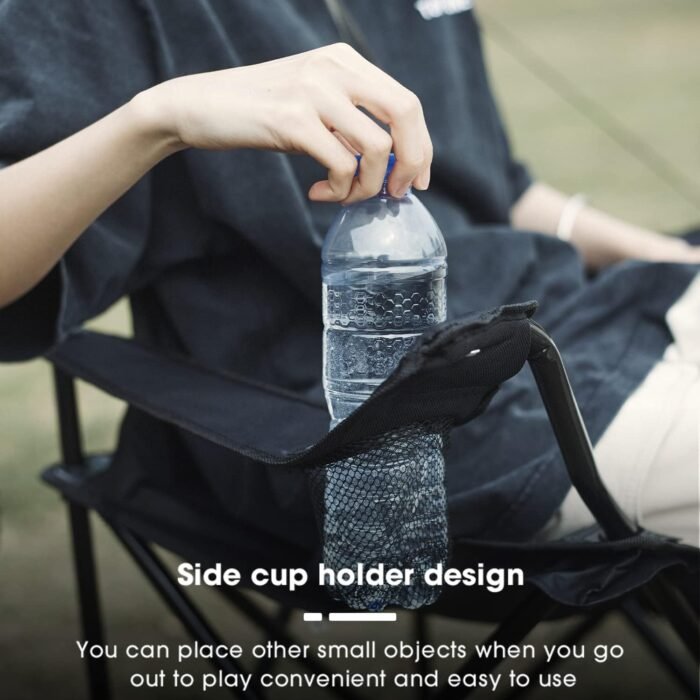Damei century Foldable Camping Chair - Lightweight, Instant Setup for Beaches, Lawns, Sports - Image 4