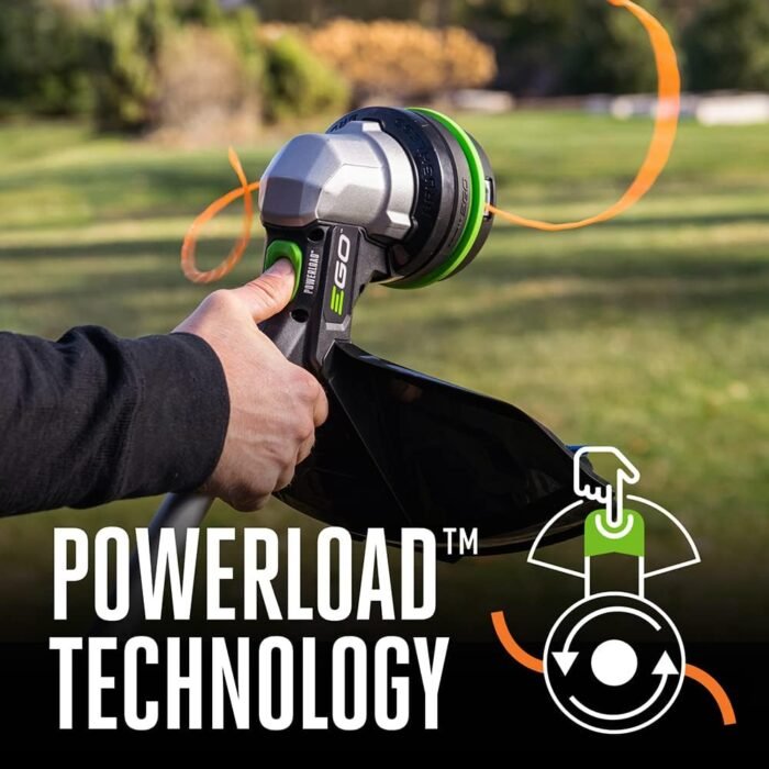 EGO ST1511T 15-Inch 56-Volt Lithium-Ion Cordless String Trimmer Kit Alu Foldable Shaft Battery and Charger Included, 15in Powerload/Telescopic/Gauge(2.5AH), Black - Image 3