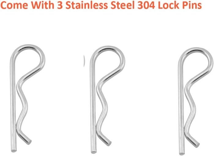 3 Pack Cast Stainless Steel 304 Grill Burner & 3 Lock Pins, 15 3/4 x 4 3/4 in, Upgraded Replacement for CISC, Fits For Coyote Members Mark Bakers Chef Grand Hall BBQ Grills 608SB, Monarch-04A 04B - Image 6
