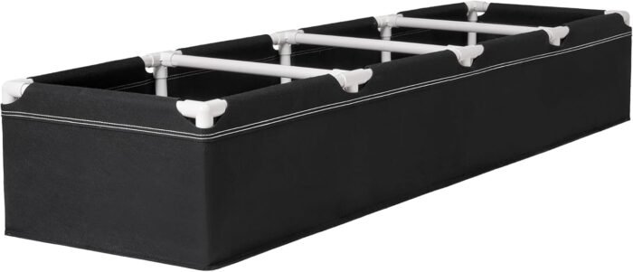 HIRALIY Fabric Raised Beds,Elevated Raised Garden Grows Beds for Outdoor Gardening,Portable Garden Planters,Planter Box for Growing Flowers and Vegetables（6.2 x 1.62 x 1 Ft） - Image 9