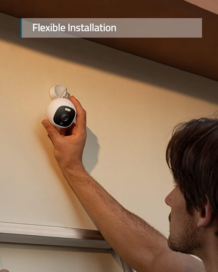 eufy Security Outdoor Cam E210, All-in-One Security Camera with 1080p Resolution, Spotlight, Color Night Vision, No Monthly Fees, Wired Camera, IP67 Weatherproof, Motion Only Alert - Image 6